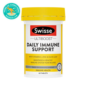 Viên uống tăng cường hệ miễn dịch Swisse Ultiboost Daily Immune Support 60 viên