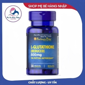 Viên uống tăng cường hệ miễn dịch Puritan's Pride Premium L-Glutathione 500mg 30 viên