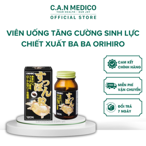 Viên uống tăng cường sinh lực chiết xuất ba ba Orihiro 120 viên