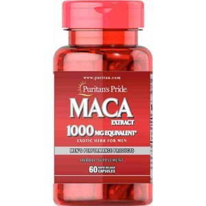 Viên uống tăng cường sinh lực Puritan's Pride Primium Maca Exotic Herb For Men 500mg 60 viên