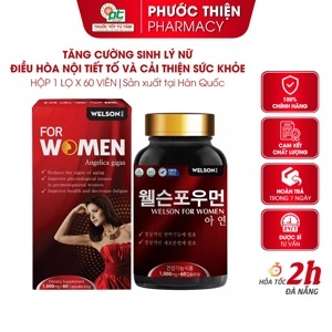 Viên uống tăng cường sinh lý nữ Welson For Women Hộp 60 viên