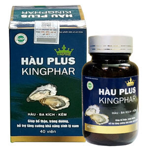 Viên uống tăng cường sinh lý nam Hàu plus Kingphar