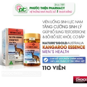 Viên uống tăng cường sinh lý nam kangaroo essense nature's gold 110 viên