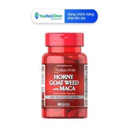 Viên uống tăng cường sinh lý Puritan Pride Horny Goat Weed with Maca 60 viên