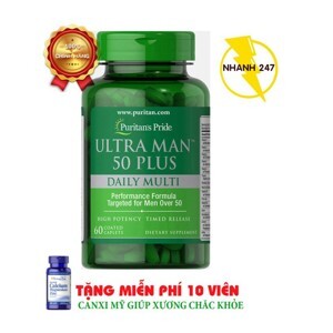 Viên uống tăng cường sức khỏe cho nam giới Ultra Man 50 Plus Daily Multi 60 viên