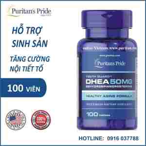 Viên uống tăng cường tiết tố Puritan's Pride Youth Guard DHEA 50mg 50 viên