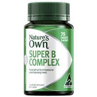 Viên uống tăng cường vitamin B Nature’s Own Super B Complex 75 viên