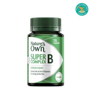 Viên uống tăng cường vitamin B Nature’s Own Super B Complex 75 viên