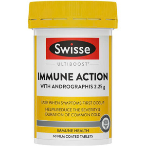 Viên uống tăng đề kháng Swisse Ultiboost Immune Action 60 viên