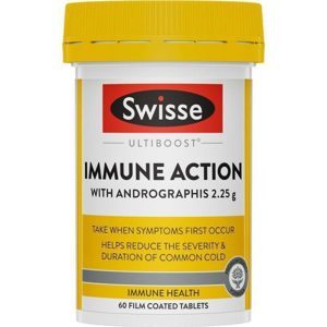 Viên uống tăng đề kháng Swisse Ultiboost Immune Action 60 viên