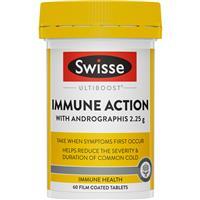Viên uống tăng đề kháng Swisse Ultiboost Immune Action 60 viên