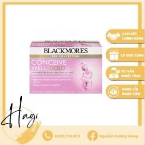 Viên uống tăng khả năng thụ thai Blackmore Conceive Well Gold 56v