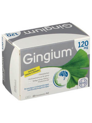 Viên uống tăng tuần hoàn máu não Gingium 120mg