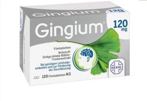 Viên uống tăng tuần hoàn máu não Gingium 120mg