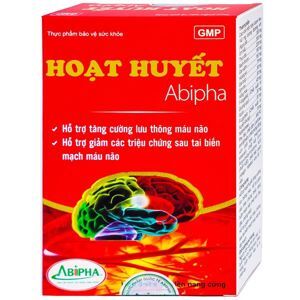 Viên Uống Tăng Tuần Hoàn Não Hoạt Huyết Abipha 30 Viên