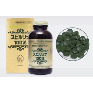 Viên uống tảo xanh chống lão hóa Spirulina của Nhật Bản 600 viên