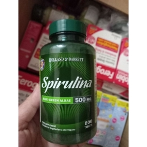 Viên uống tảo xanh chống lão hóa Spirulina của Nhật Bản 600 viên