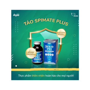 Viên uống tảo xoắn bảo vệ sức khoẻ spirulina Spimate Plus 1200 viên