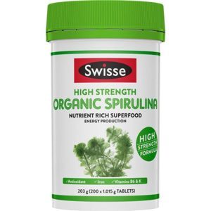 Viên uống tảo xoắn hữu cơ Swisse Organic Spirulina 200 viên