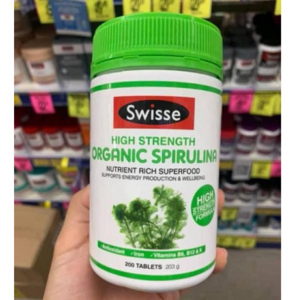 Viên uống tảo xoắn hữu cơ Swisse Organic Spirulina 200 viên