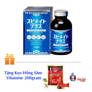 Viên uống tảo xoắn spirulina bảo vệ sức khoẻ Spimate Plus 600 viên