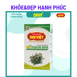 Viên uống tảo xoắn Úc Healthy Care Super Spirulina 400 viên