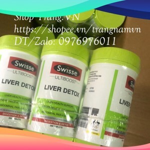 Viên uống thải độc gan Swisse Liver Detox 200 viên