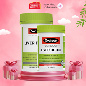 Viên uống thải độc gan Swisse Liver Detox 200 viên