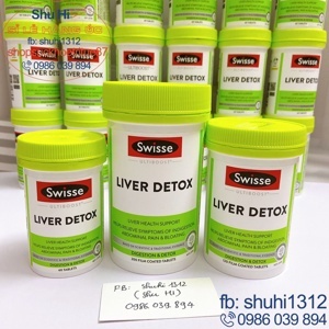 Viên uống thải độc gan Swisse Liver Detox 60 viên