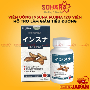 Viên uống tiểu đường Japan Fujina Insuna 120 viên