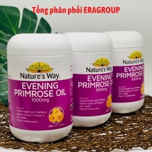 Viên uống tinh dầu hoa Anh Thảo Evening Primrose Oil Nature’s way 200 viên