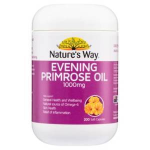 Viên uống tinh dầu hoa Anh Thảo Evening Primrose Oil Nature’s way 200 viên