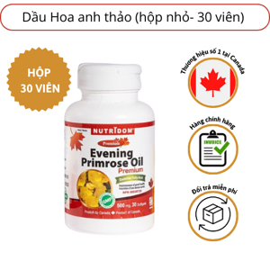 Viên uống tinh dầu hoa anh thảo David Health Evening Primrose 30 viên