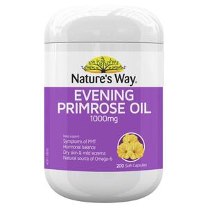 Viên uống tinh dầu hoa Anh Thảo Evening Primrose Oil Nature’s way 200 viên