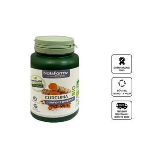 Viên uống tinh nghệ hữu cơ Nat & Form Curcuma Bio 200 viên