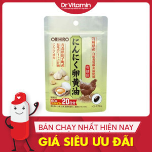 Viên uống tỏi lòng đỏ trứng gà Orihiro 60 viên