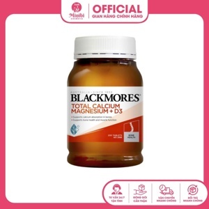 Viên uống tổng hợp Blackmores Total Calcium Magnesium + D3 - 200v