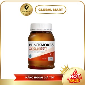 Viên uống tổng hợp Blackmores Total Calcium Magnesium + D3 - 200v