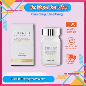 Viên uống trắng da Bihaku Collagen 30 viên