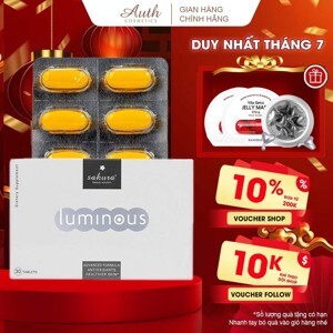 Viên uống trắng da cà chua trắng Sakura Luminous