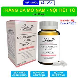 Viên uống trắng da chống lão hóa Sakura 1600mg