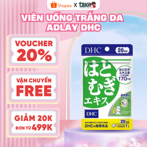 Viên uống trắng da Coix Extract DHC Nhật Bản - 20 ngày