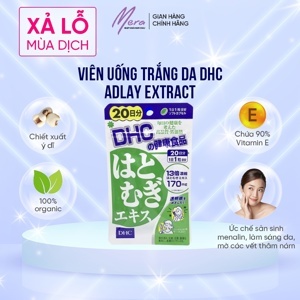 Viên uống trắng da Coix Extract DHC Nhật Bản - 20 ngày