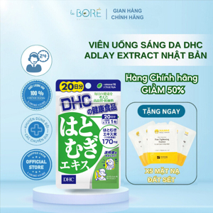 Viên uống trắng da Coix Extract DHC Nhật Bản - 20 ngày