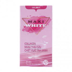 Viên uống trắng da Collagen Hauora Maxi White 30 viên