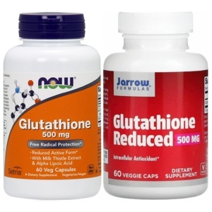 Viên uống trắng da Jarrow Formulas Glutathione Reduced 500mg