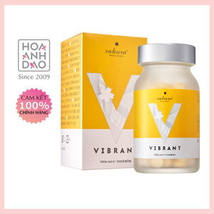 Viên uống trắng da, ngăn ngừa sạm nám Sakura Vibrant 150 viên