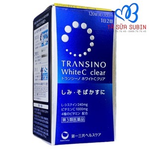 Viên uống trắng da Trasino White C - 120 viên