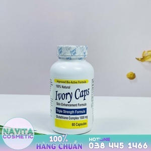 Viên uống trắng da Glutathione Complex Ivory Caps - 1500mg