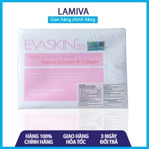 Viên uống trắng da trị nám Evaskin 35